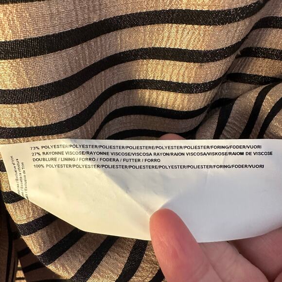 Joseph Ribkakk women’s blazer asymmetrical stripe Lagenlook academia 1 button  - Picture 5 of 9